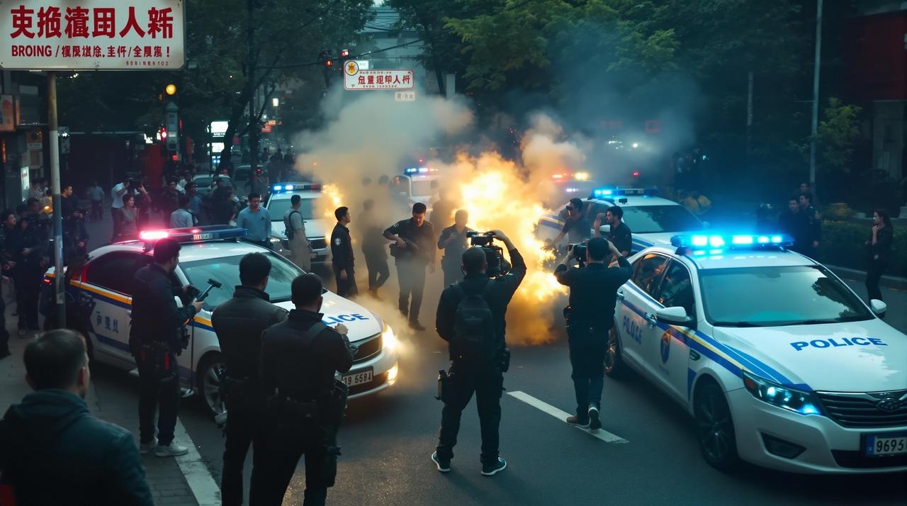 51每日 - 某剧组在拍摄地发生冲突,警方介入调查